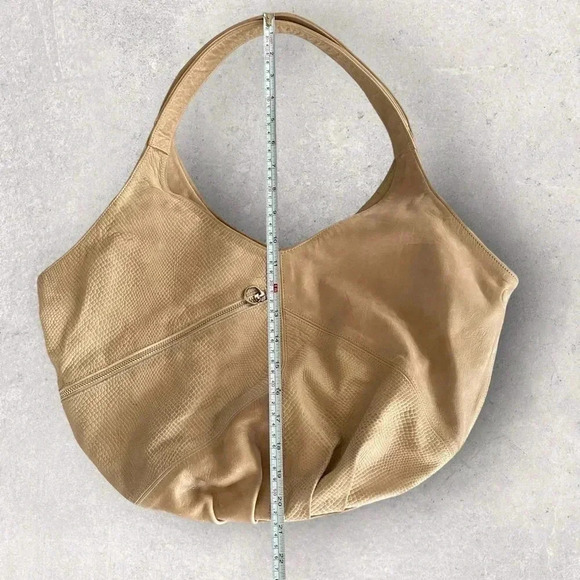 Free People BOLU leather Bag Tan Large - Picture 6 of 14